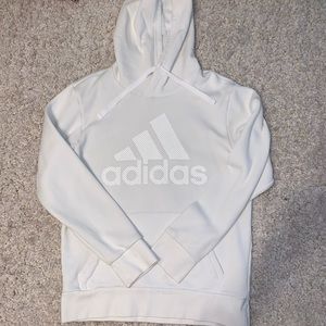 New adidas white sweatshirt